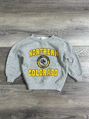 Vintage 90s University Of Northern Colorado Crewneck Retro College - Youth 18M